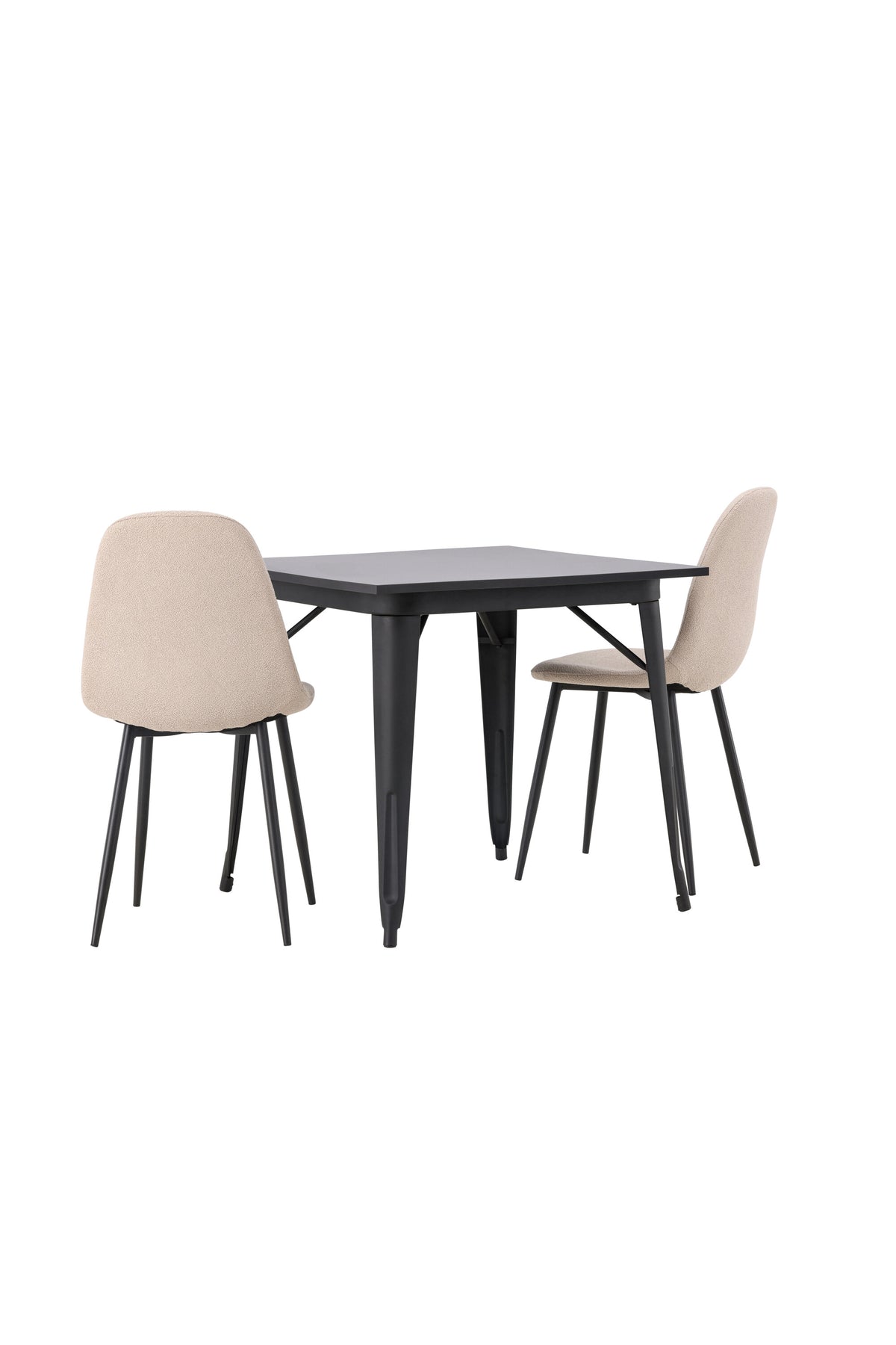 Tempe Matbord med Polar Stolarna – Bord: 75x80x80 Stol: 52x90x45