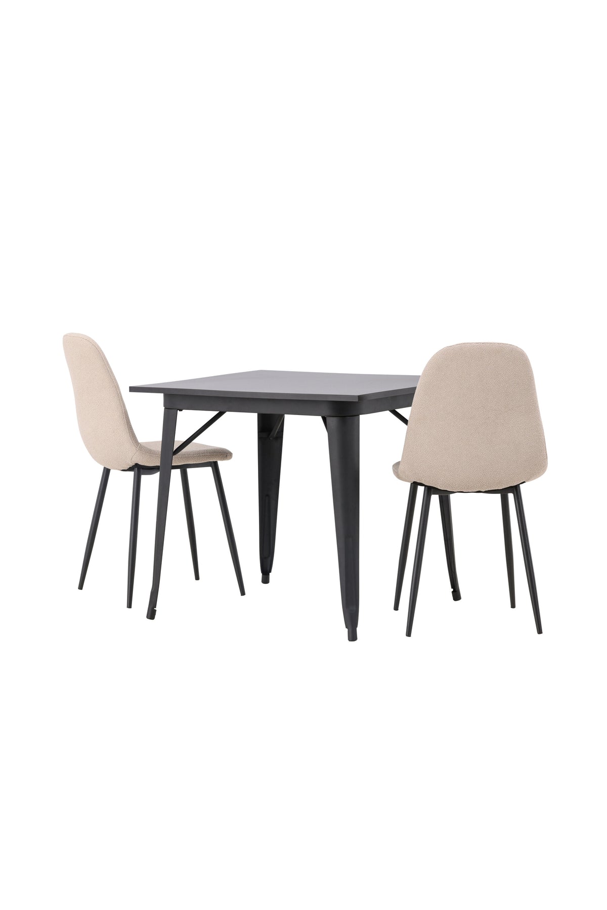 Tempe Matbord med Polar Stolarna – Bord: 75x80x80 Stol: 52x90x45