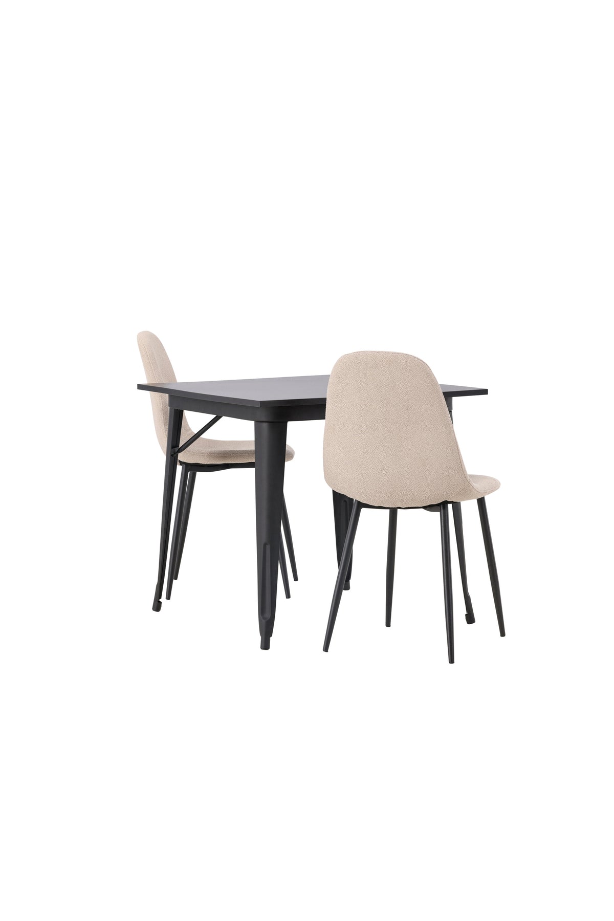 Tempe Matbord med Polar Stolarna – Bord: 75x80x80 Stol: 52x90x45