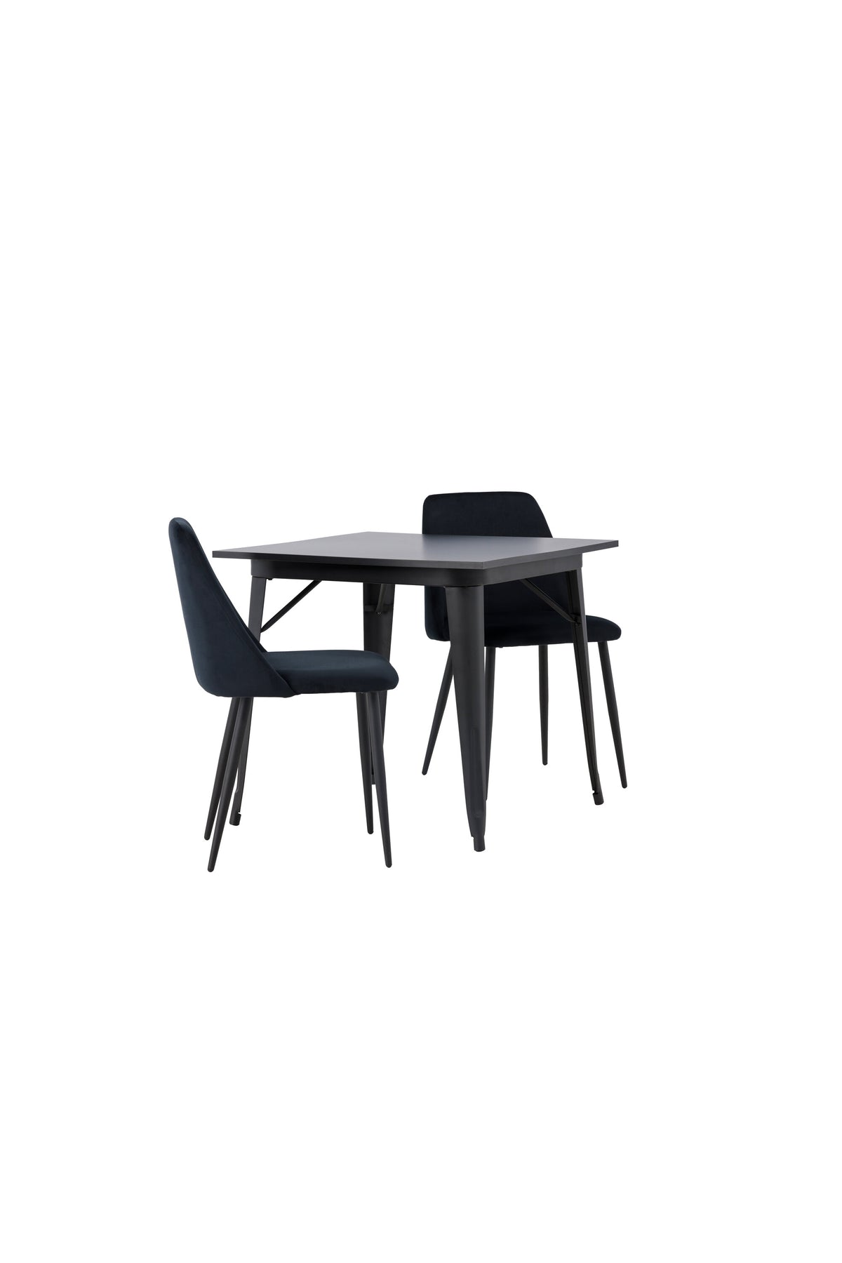 Tempe Matbord med Night Stolarna – Bord: 75x80x80 Stol: 56x87x49