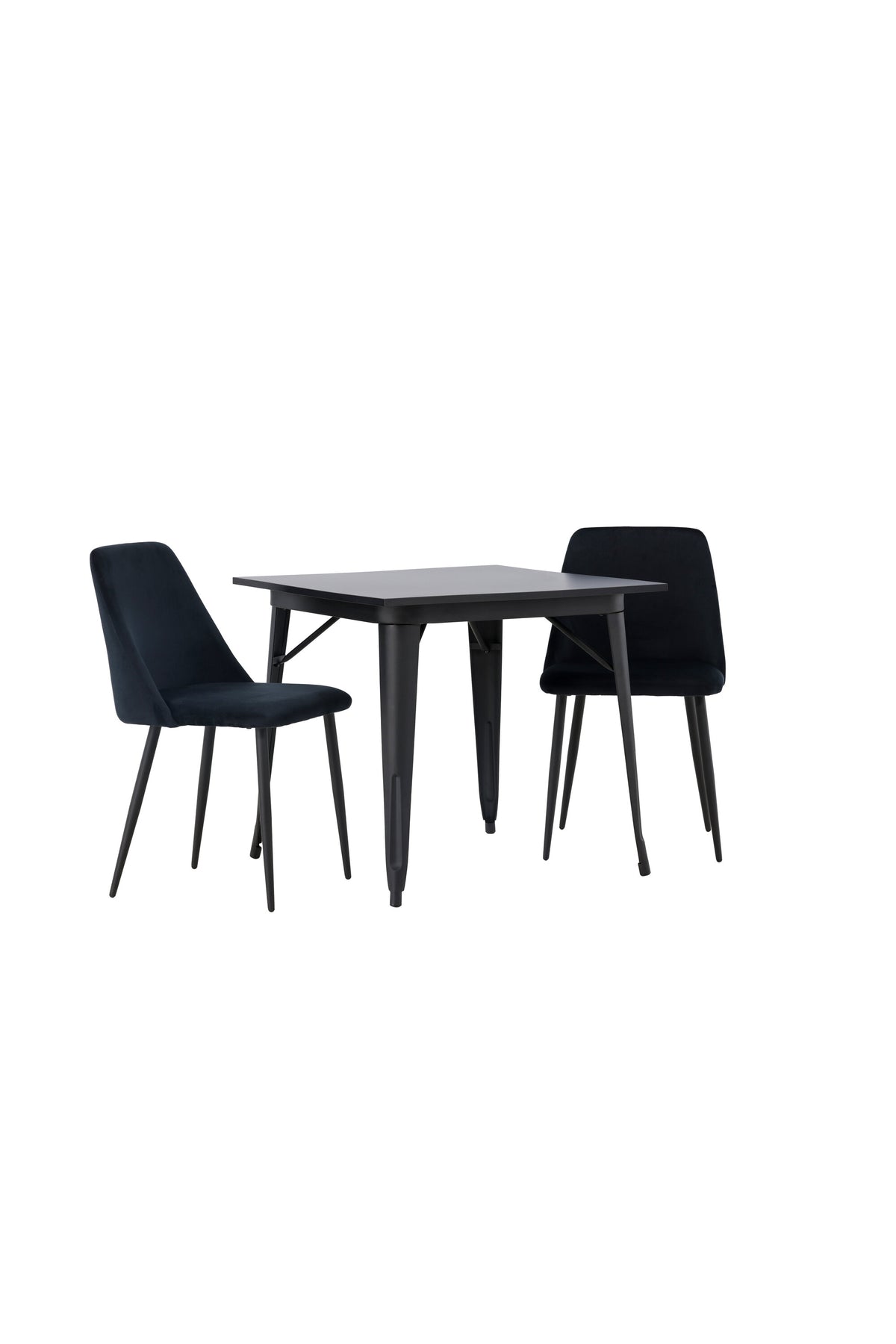 Tempe Matbord med Night Stolarna – Bord: 75x80x80 Stol: 56x87x49