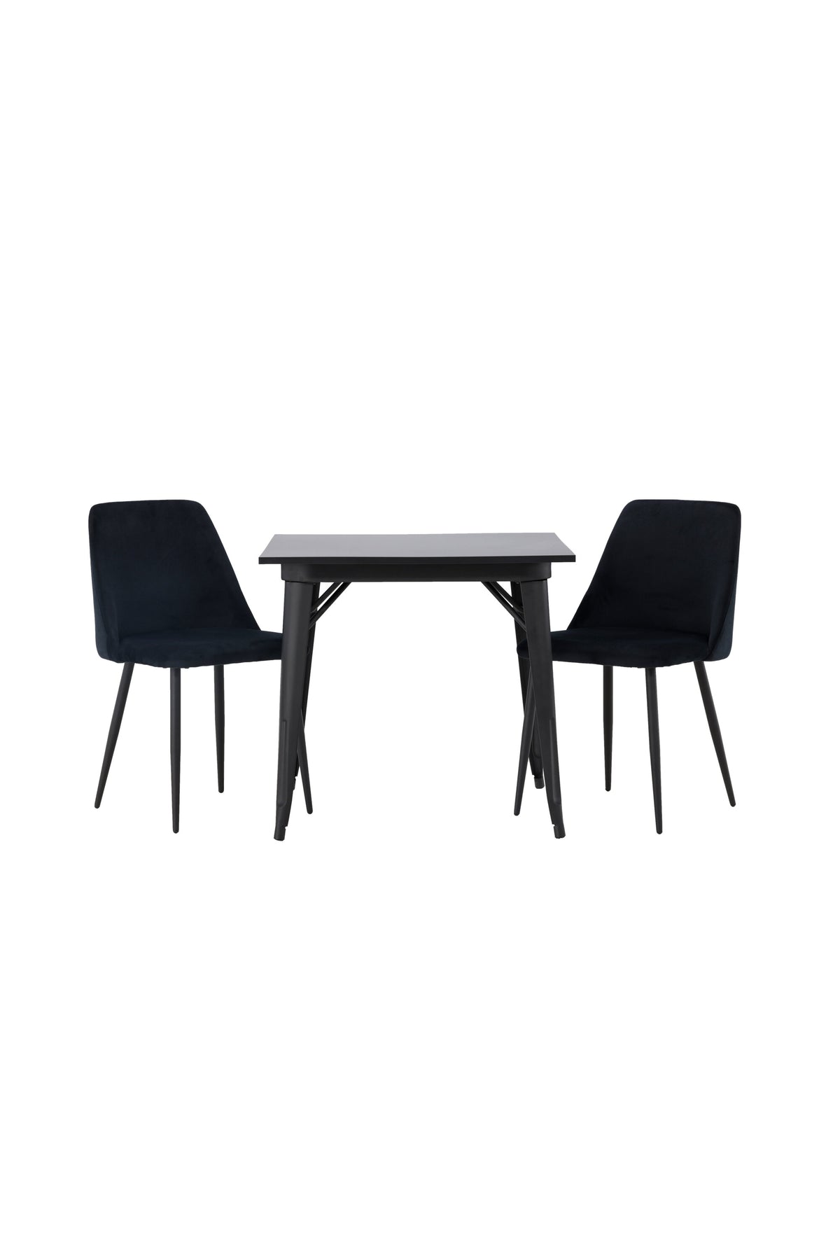 Tempe Matbord med Night Stolarna – Bord: 75x80x80 Stol: 56x87x49
