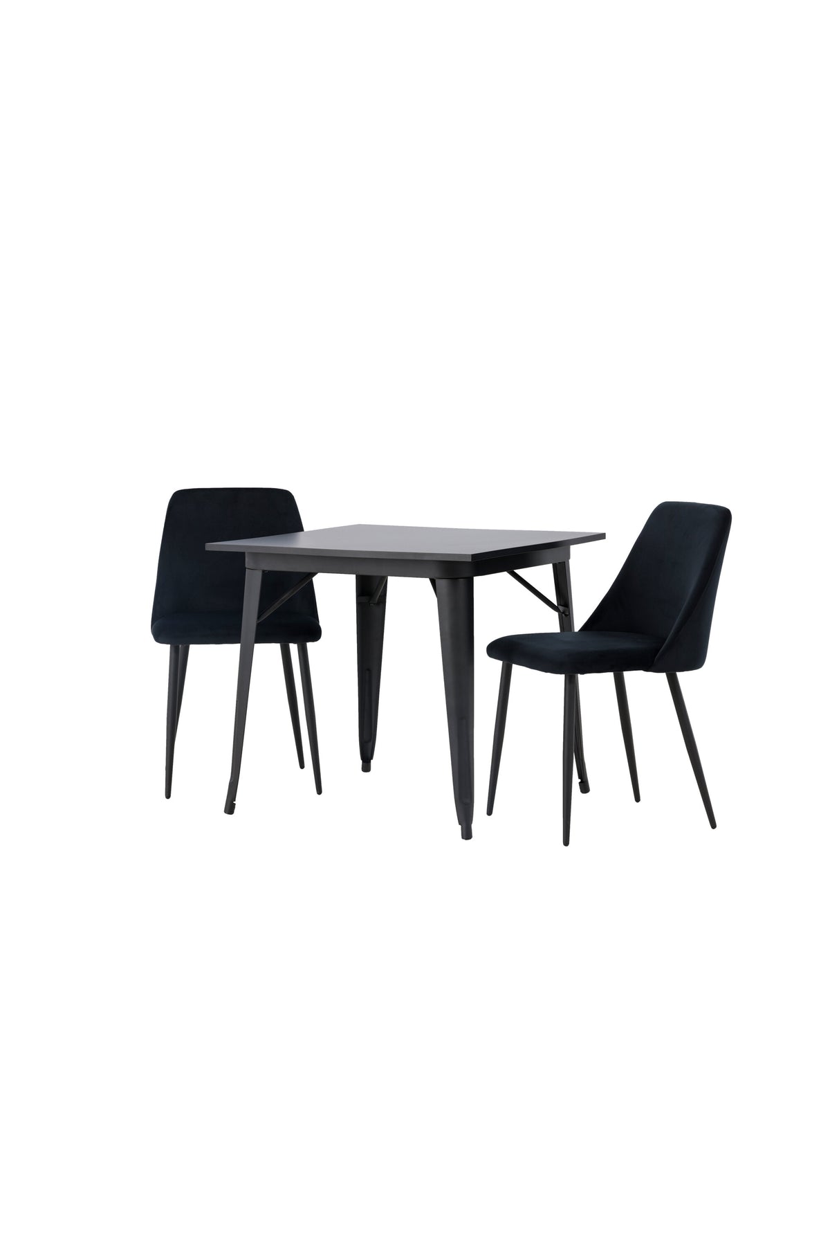 Tempe Matbord med Night Stolarna – Bord: 75x80x80 Stol: 56x87x49