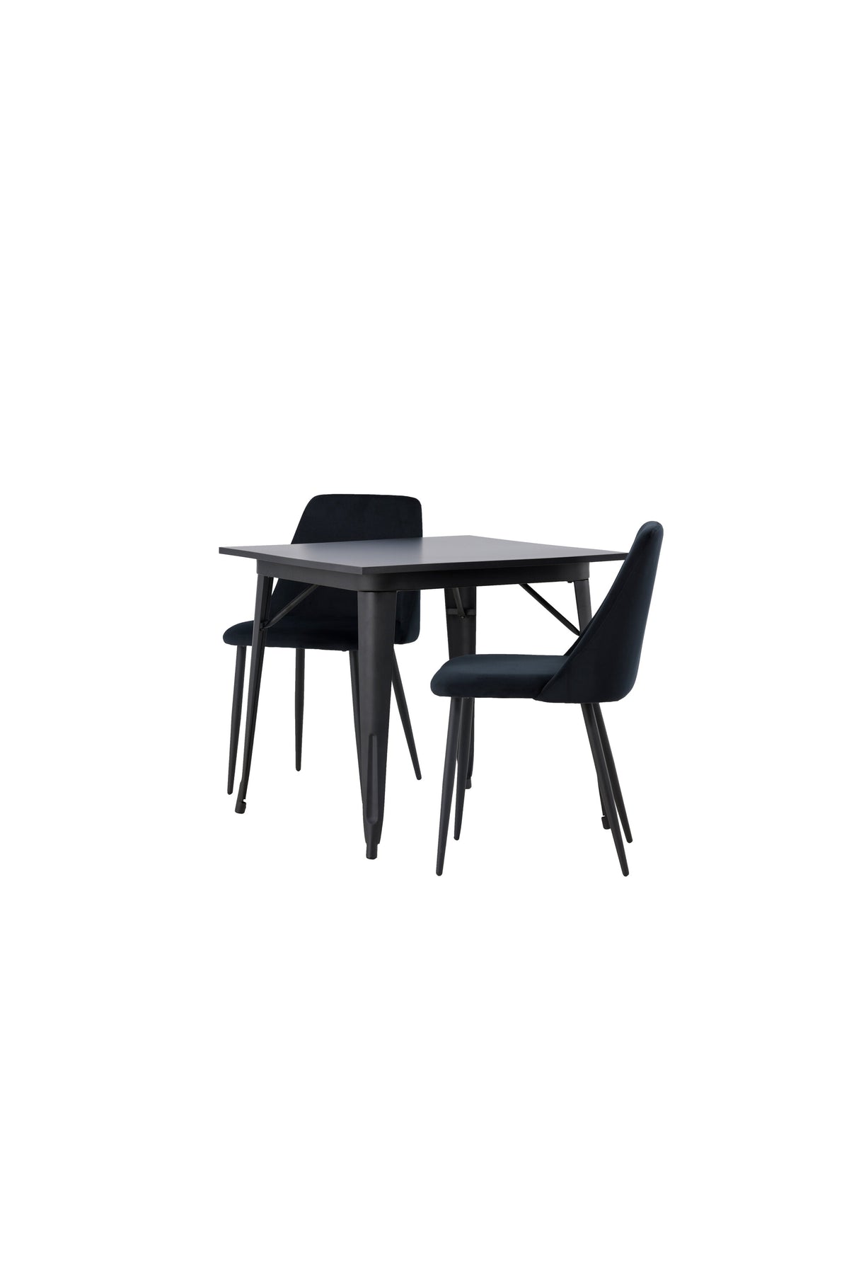 Tempe Matbord med Night Stolarna – Bord: 75x80x80 Stol: 56x87x49