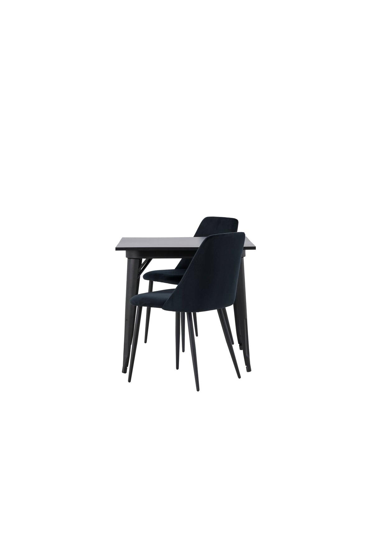Tempe Matbord med Night Stolarna – Bord: 75x80x80 Stol: 56x87x49