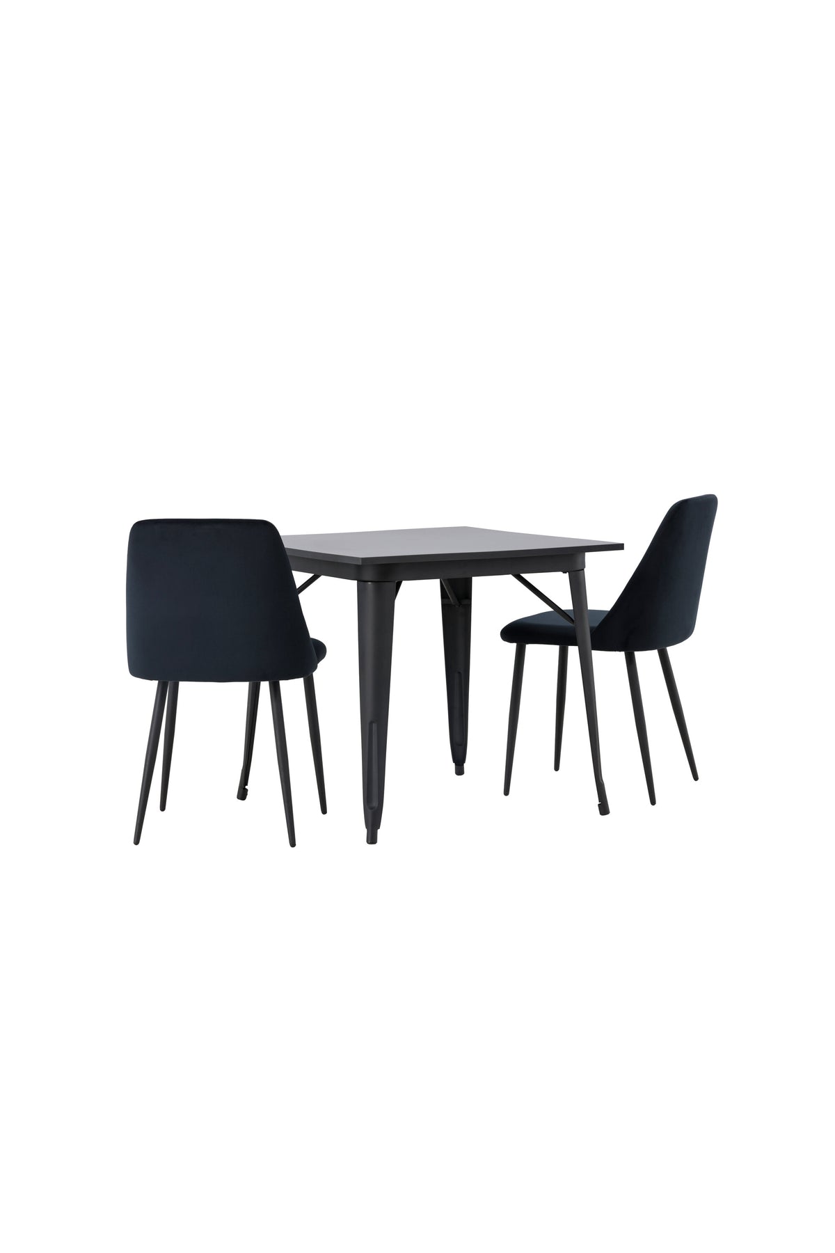 Tempe Matbord med Night Stolarna – Bord: 75x80x80 Stol: 56x87x49