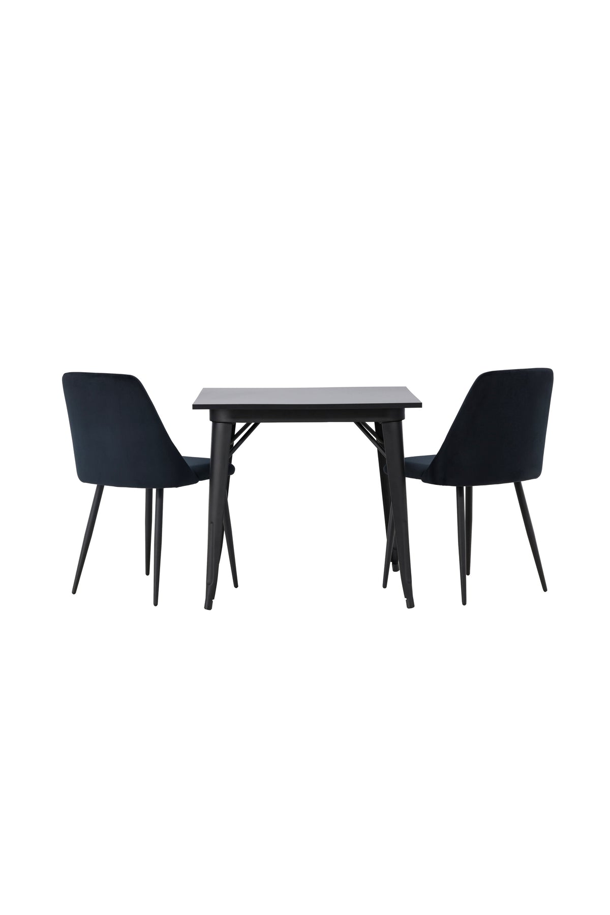 Tempe Matbord med Night Stolarna – Bord: 75x80x80 Stol: 56x87x49