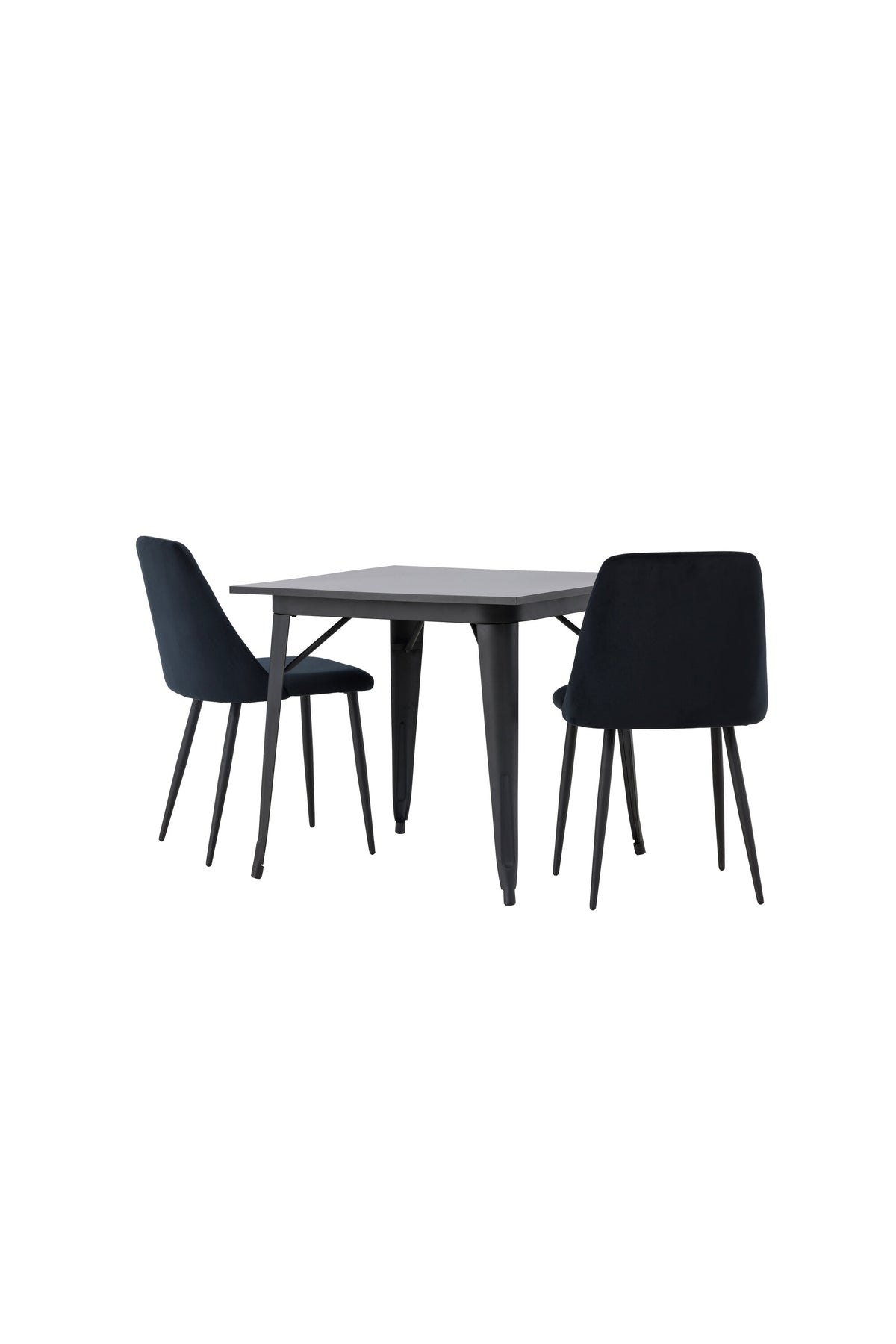 Tempe Matbord med Night Stolarna – Bord: 75x80x80 Stol: 56x87x49