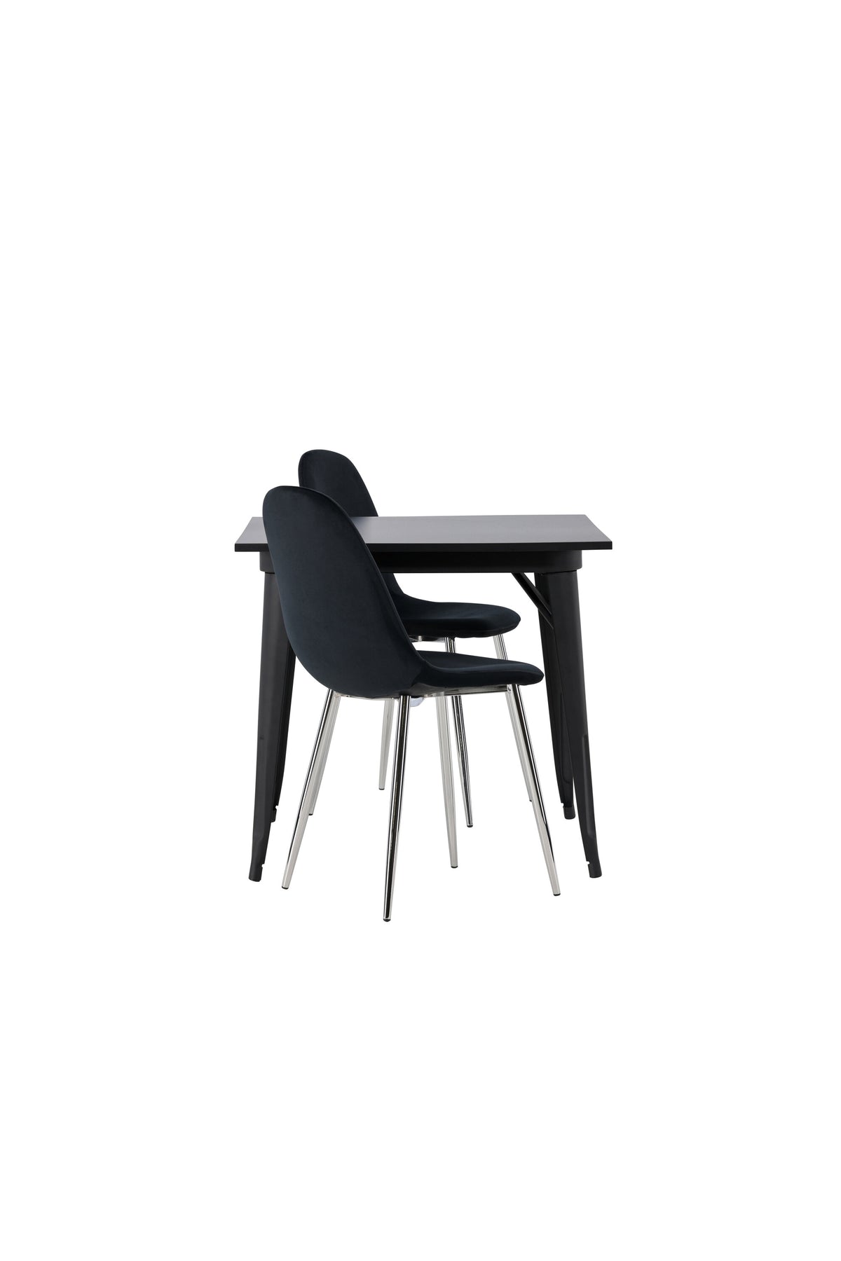 Tempe Matbord med Polar Stolarna – Bord: 75x80x80 Stol: 52x90x45