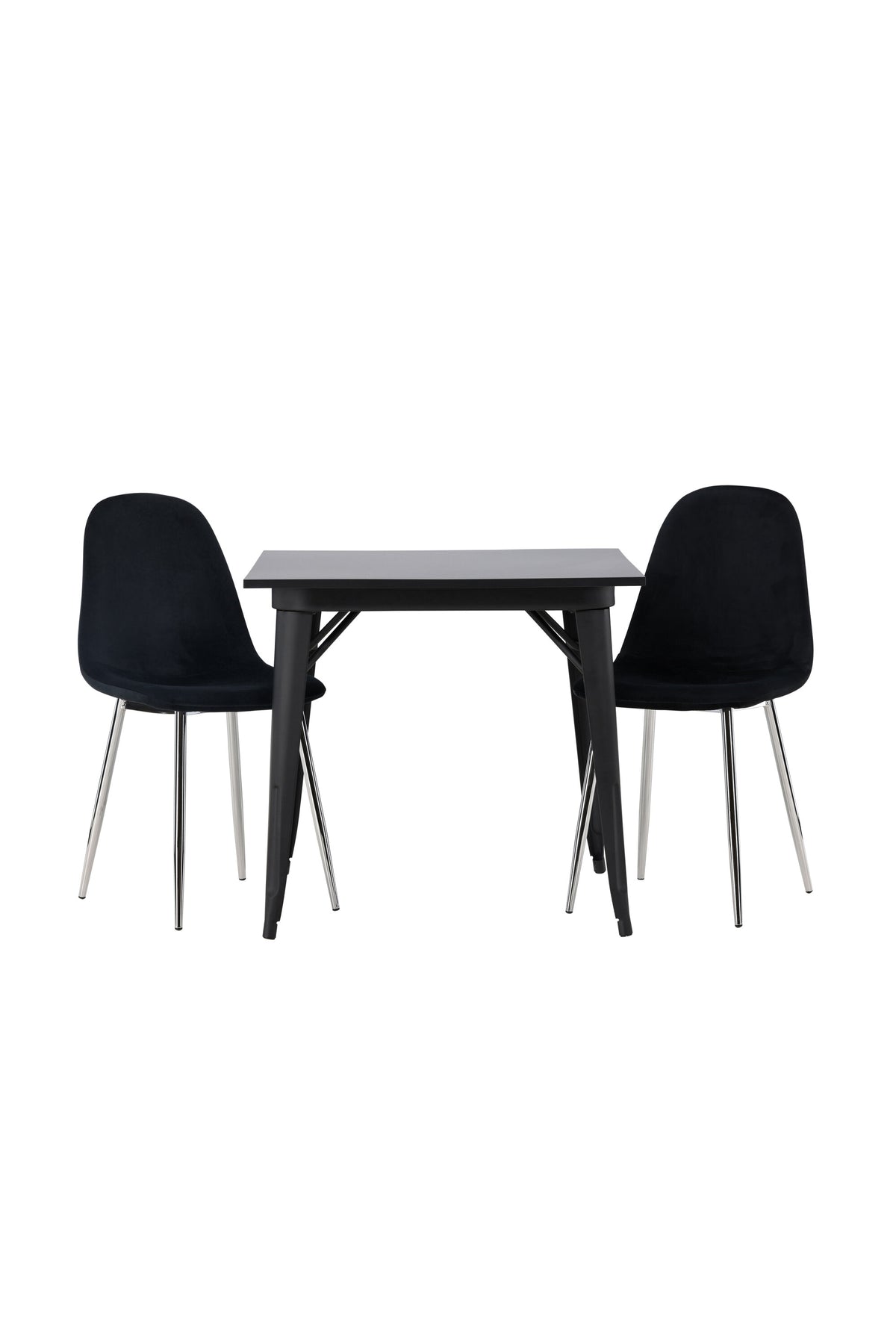 Tempe Matbord med Polar Stolarna – Bord: 75x80x80 Stol: 52x90x45
