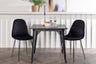 Tempe Matbord med Polar Stolarna – Bord: 75x80x80 Stol: 52x90x45