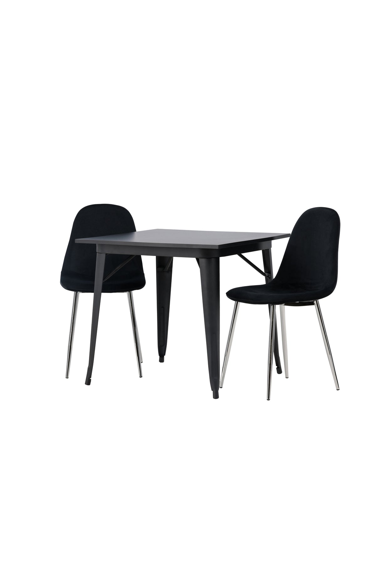 Tempe Matbord med Polar Stolarna – Bord: 75x80x80 Stol: 52x90x45