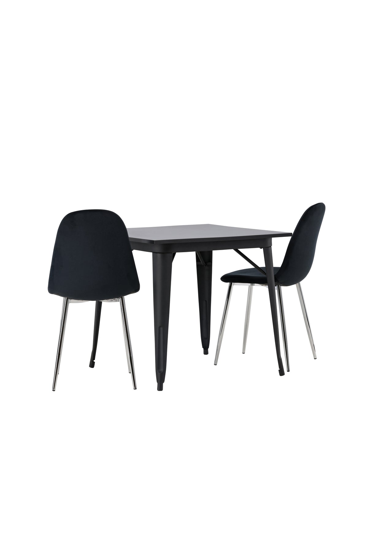 Tempe Matbord med Polar Stolarna – Bord: 75x80x80 Stol: 52x90x45