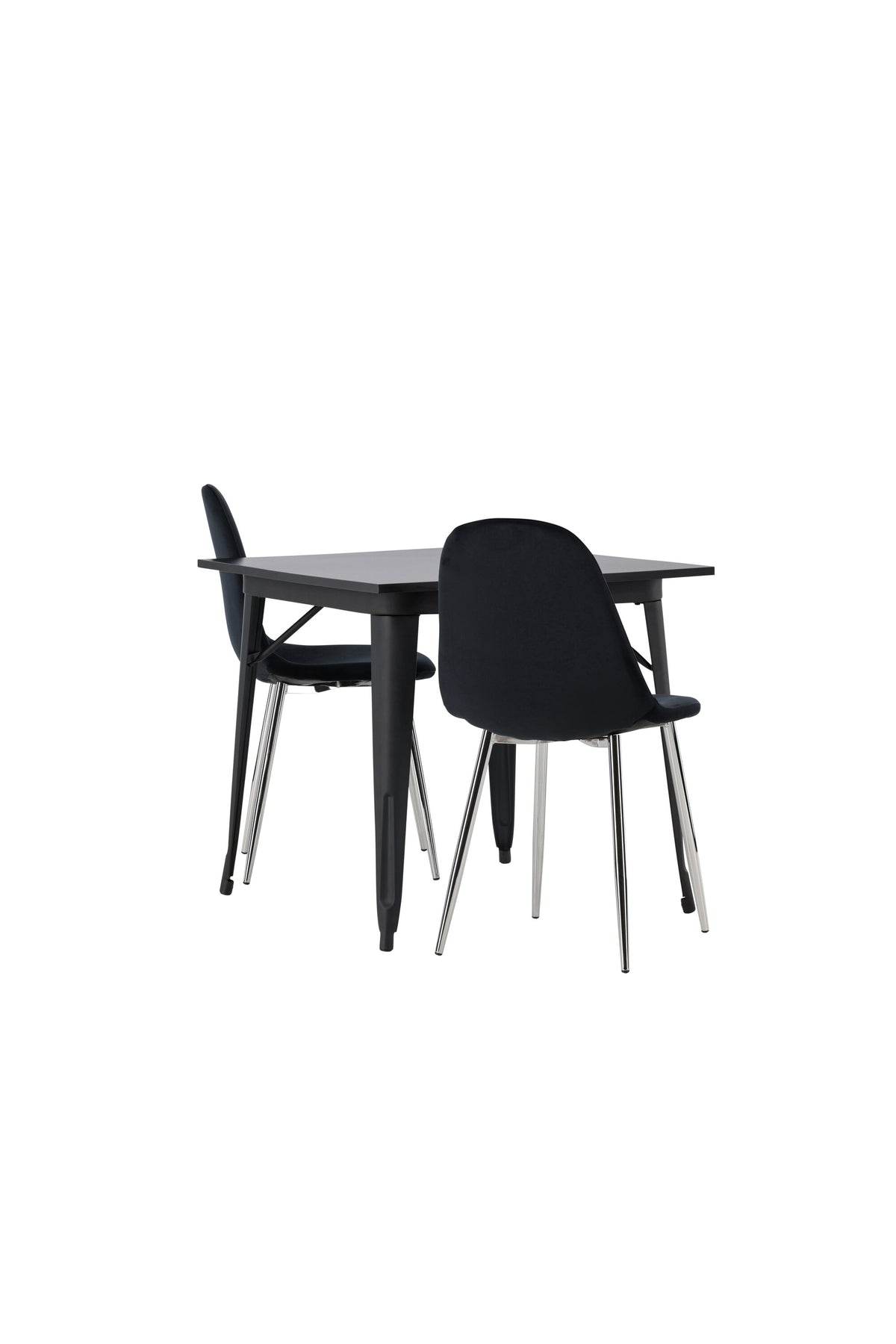 Tempe Matbord med Polar Stolarna – Bord: 75x80x80 Stol: 52x90x45