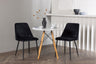 Danburi Matbord med Night Stolarna – Bord: ⌀60 Stol: 56x87x49