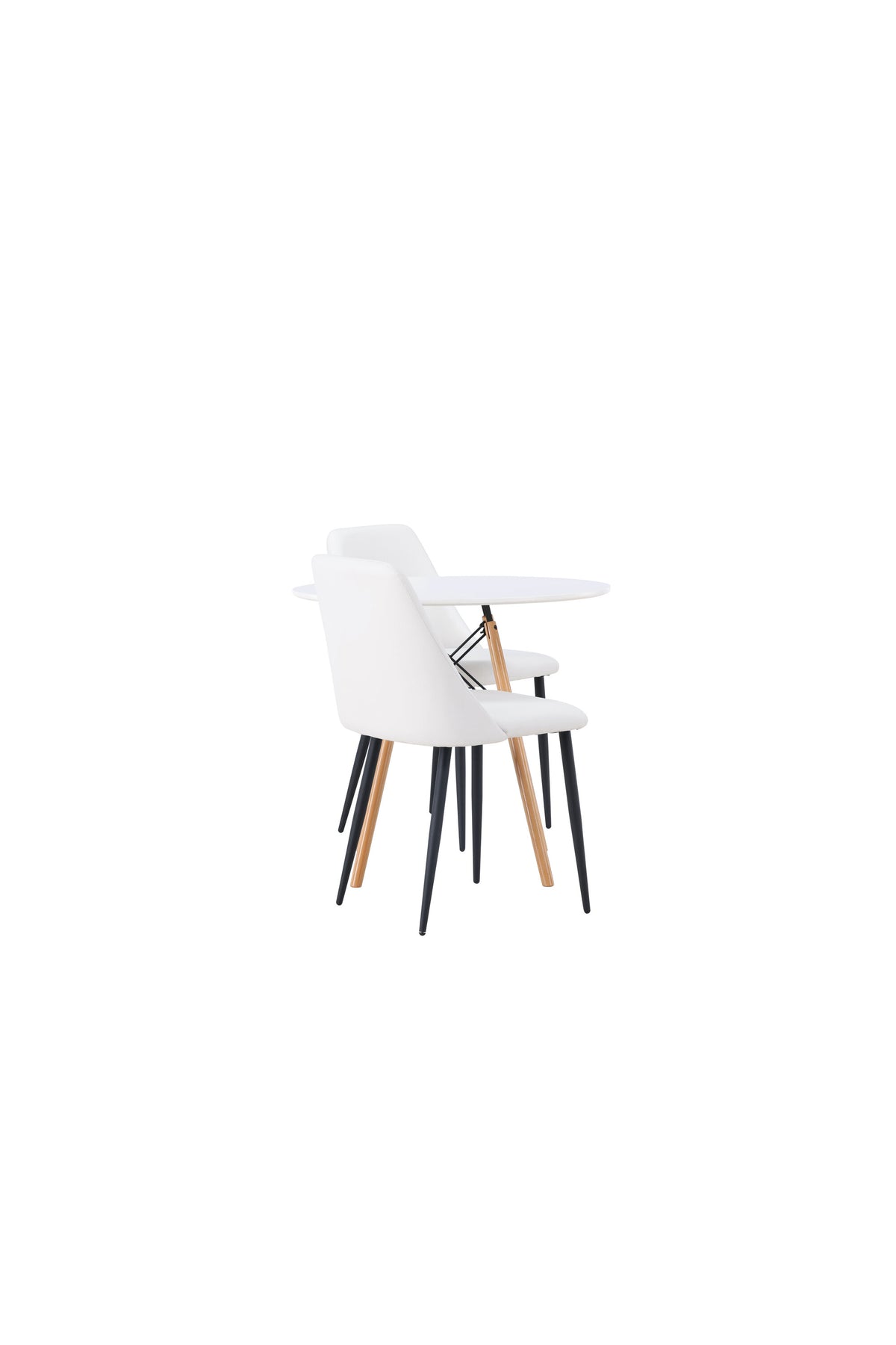 Danburi Matbord med Night Stolarna – Bord: ⌀60 Stol: 56x87x49