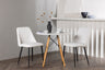 Danburi Matbord med Night Stolarna – Bord: ⌀60 Stol: 56x87x49