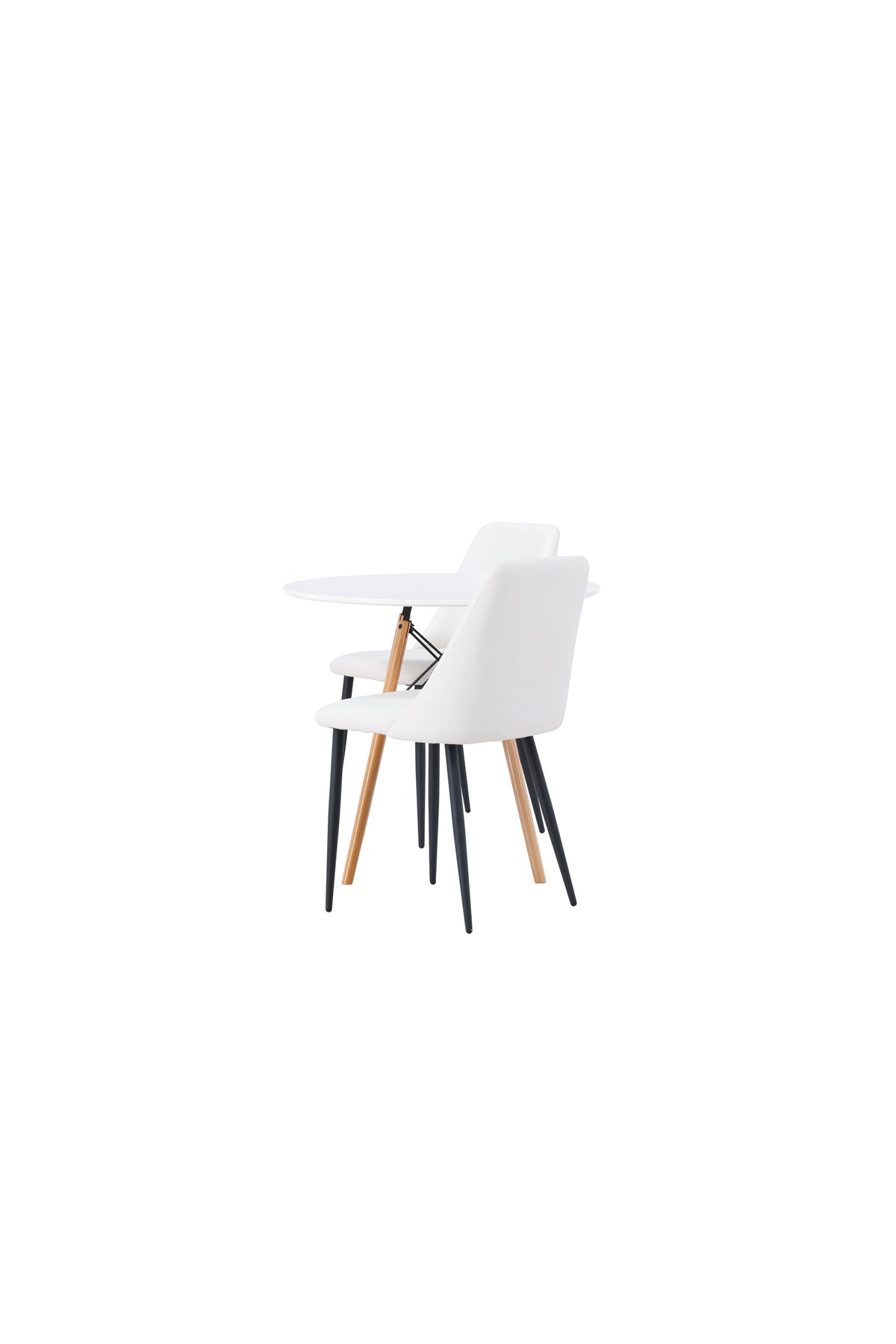 Danburi Matbord med Night Stolarna – Bord: ⌀60 Stol: 56x87x49