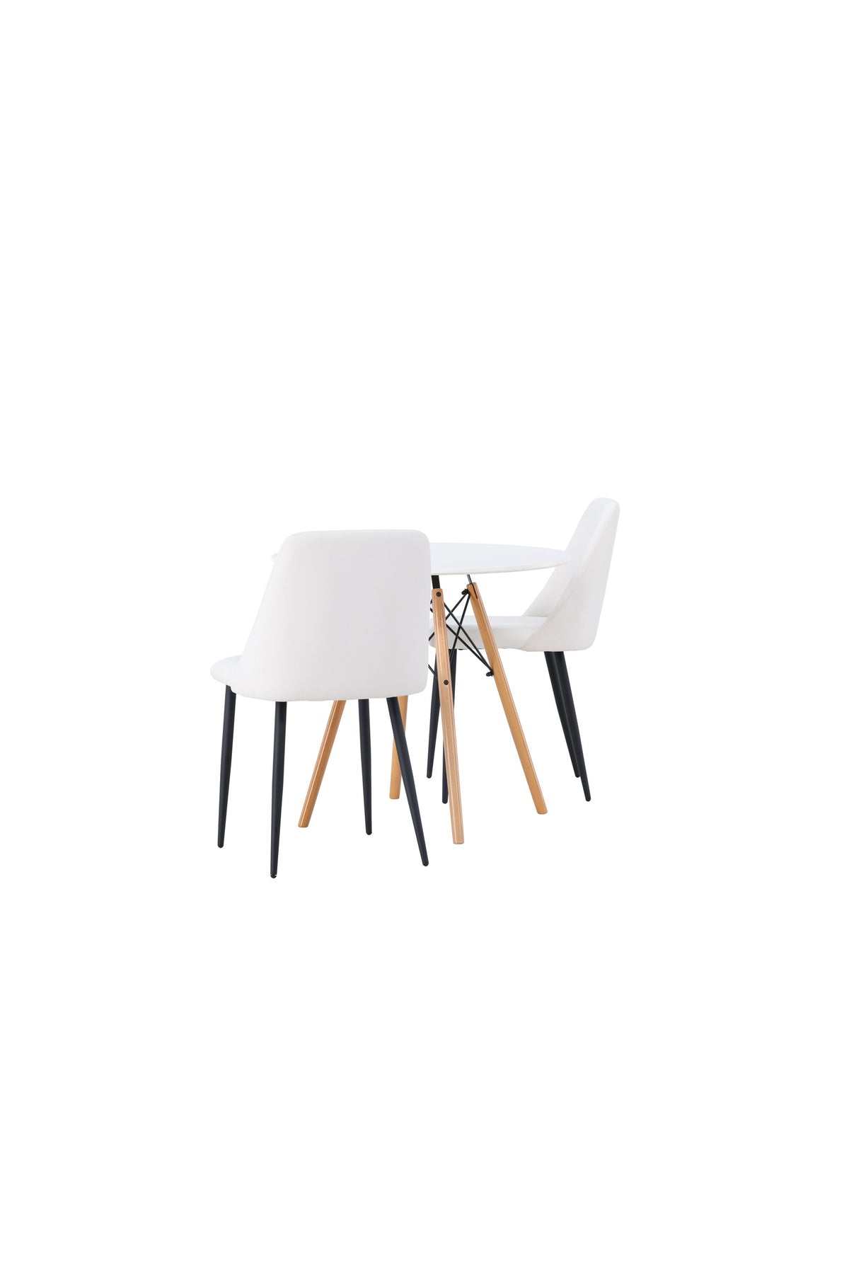 Danburi Matbord med Night Stolarna – Bord: ⌀60 Stol: 56x87x49
