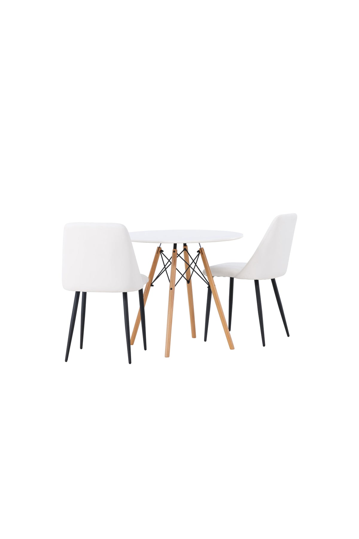 Danburi Matbord med Night Stolarna – Bord: ⌀60 Stol: 56x87x49