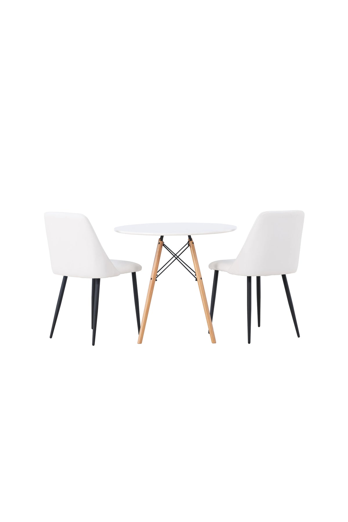 Danburi Matbord med Night Stolarna – Bord: ⌀60 Stol: 56x87x49
