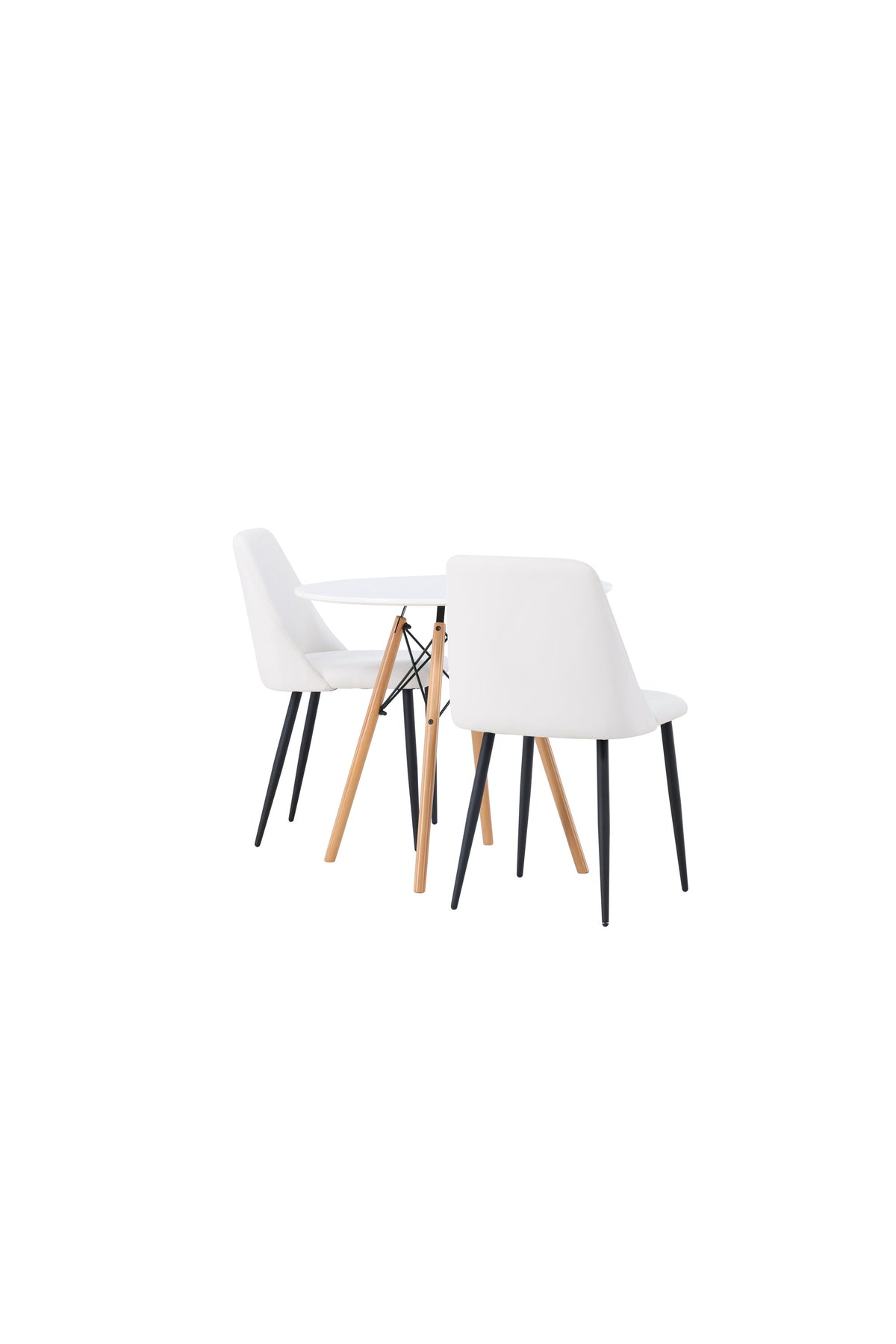 Danburi Matbord med Night Stolarna – Bord: ⌀60 Stol: 56x87x49