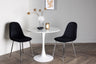 Hamden Matbord med Polar Stolarna – Bord: ⌀60 Stol: 52x90x45