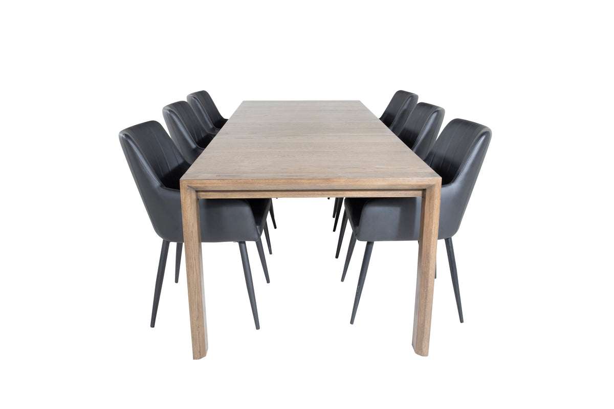Slider Matbord med Comfort Stolarna