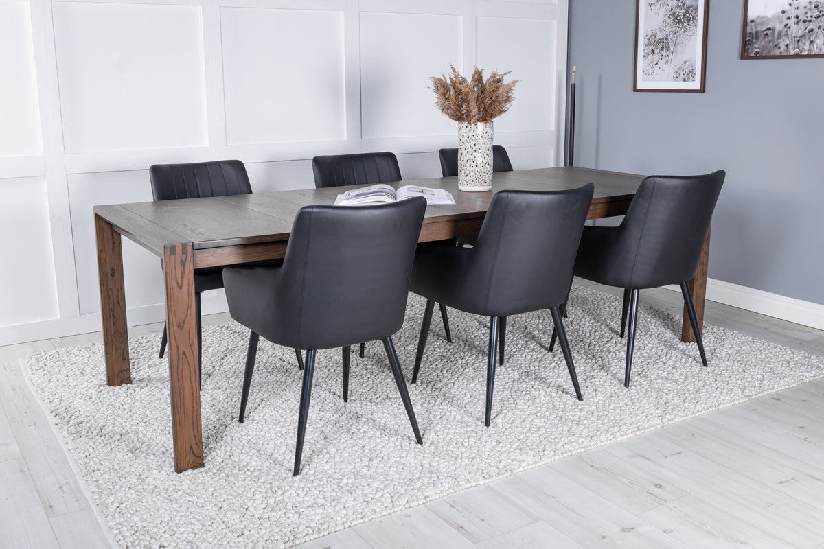 Slider Matbord med Comfort Stolarna