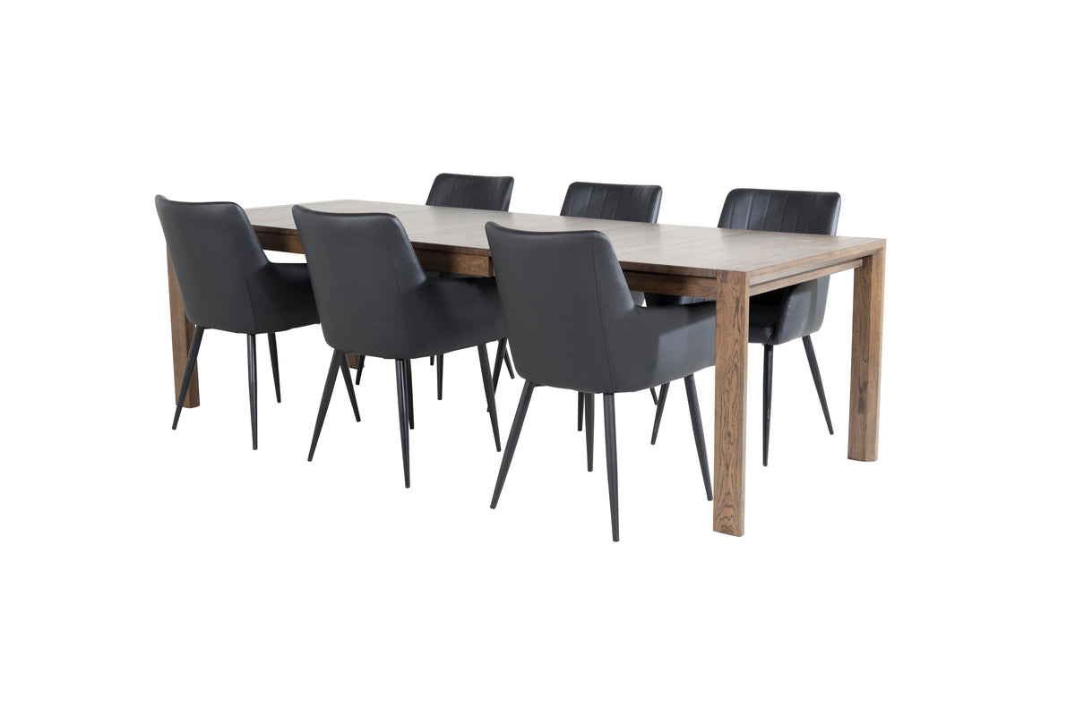 Slider Matbord med Comfort Stolarna
