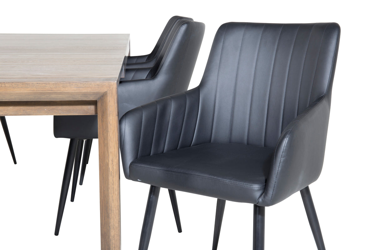 Slider Matbord med Comfort Stolarna