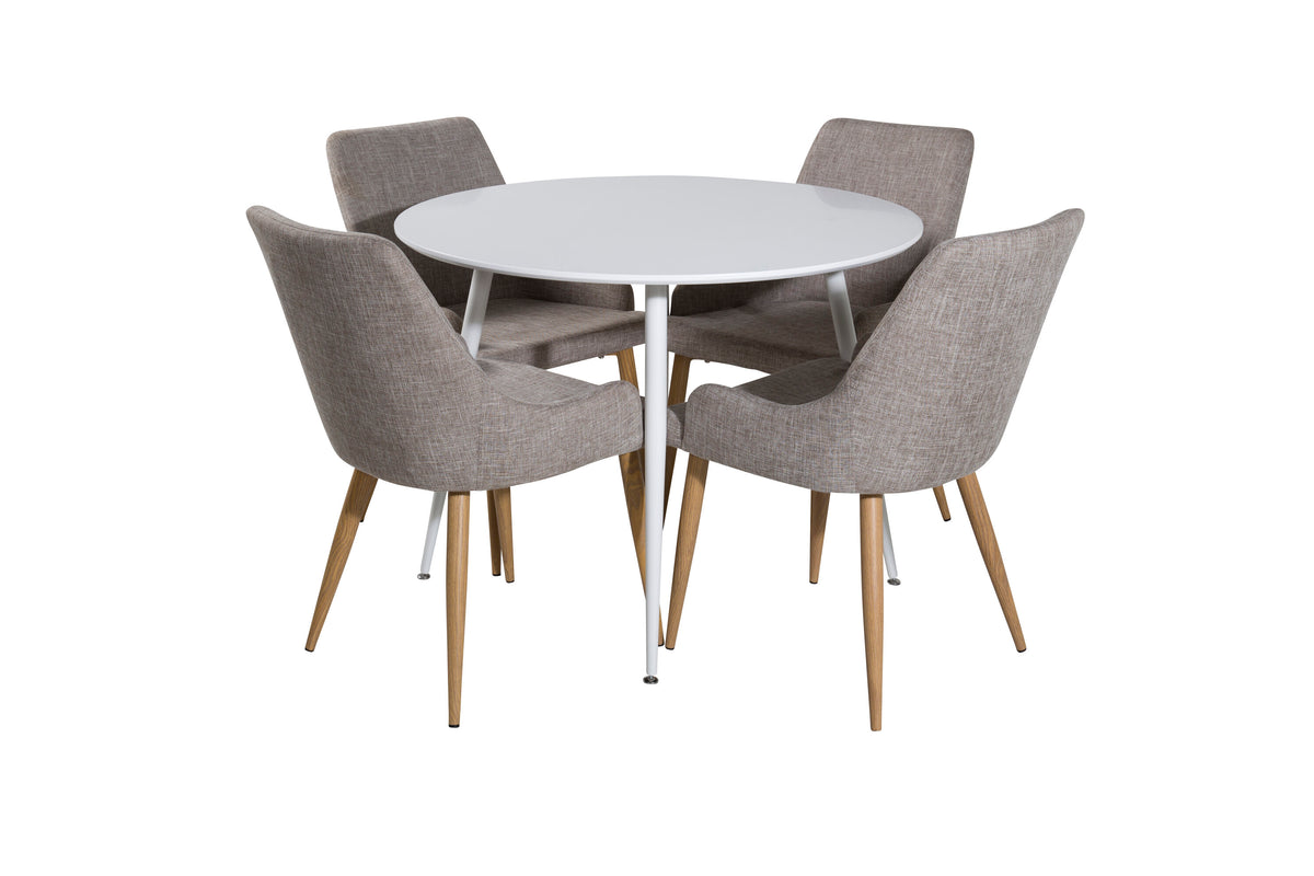 Plaza Matbord med Plaza Stolarna – MDF