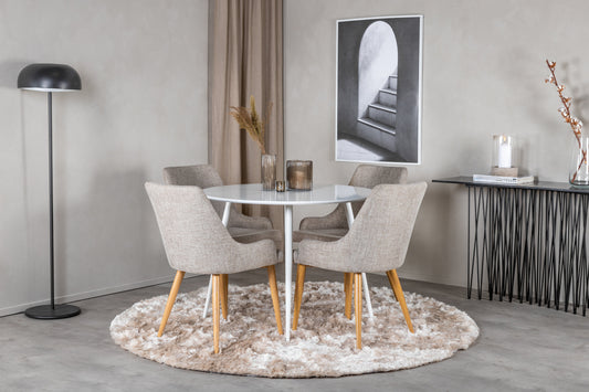 Plaza Matbord med Plaza Stolarna – MDF