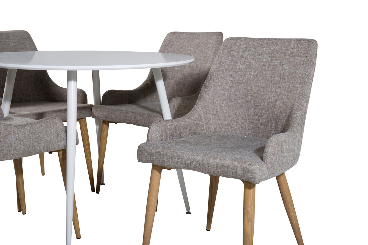 Plaza Matbord med Plaza Stolarna – MDF