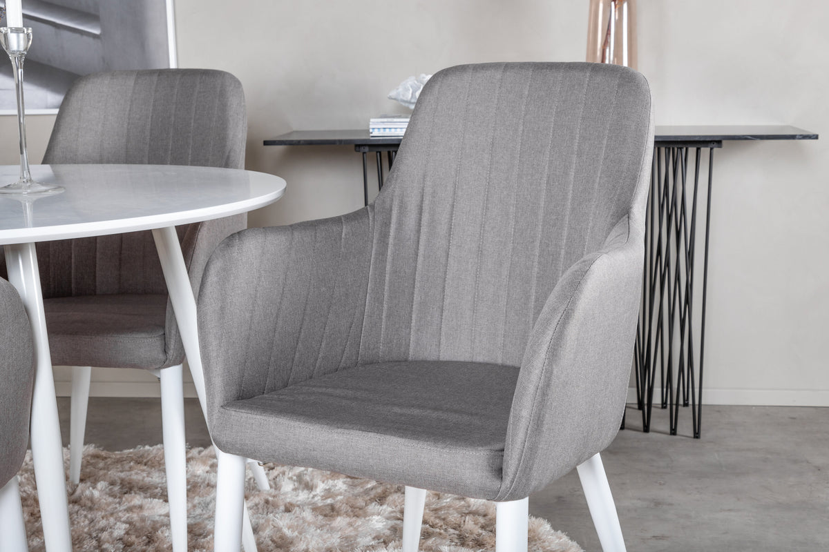 Plaza Matbord med Comfort Stolarna – MDF