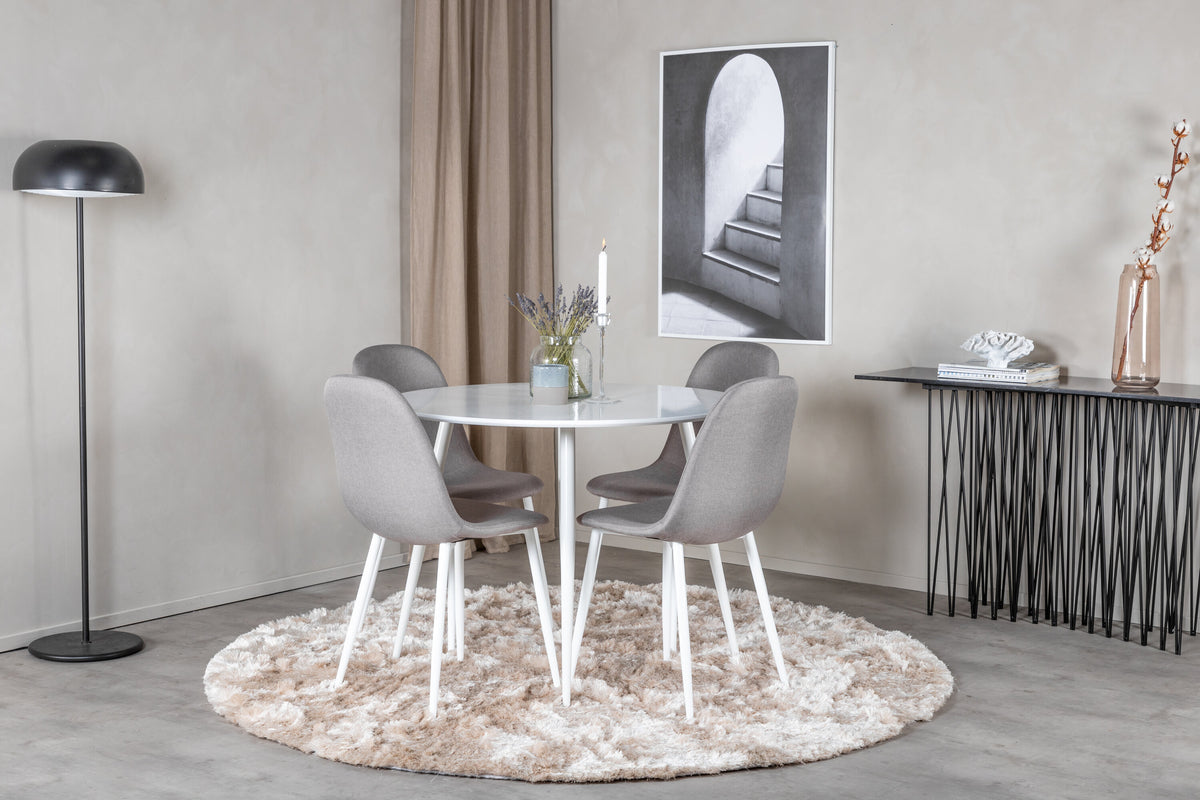 Plaza Matbord med Polar Stolarna – MDF