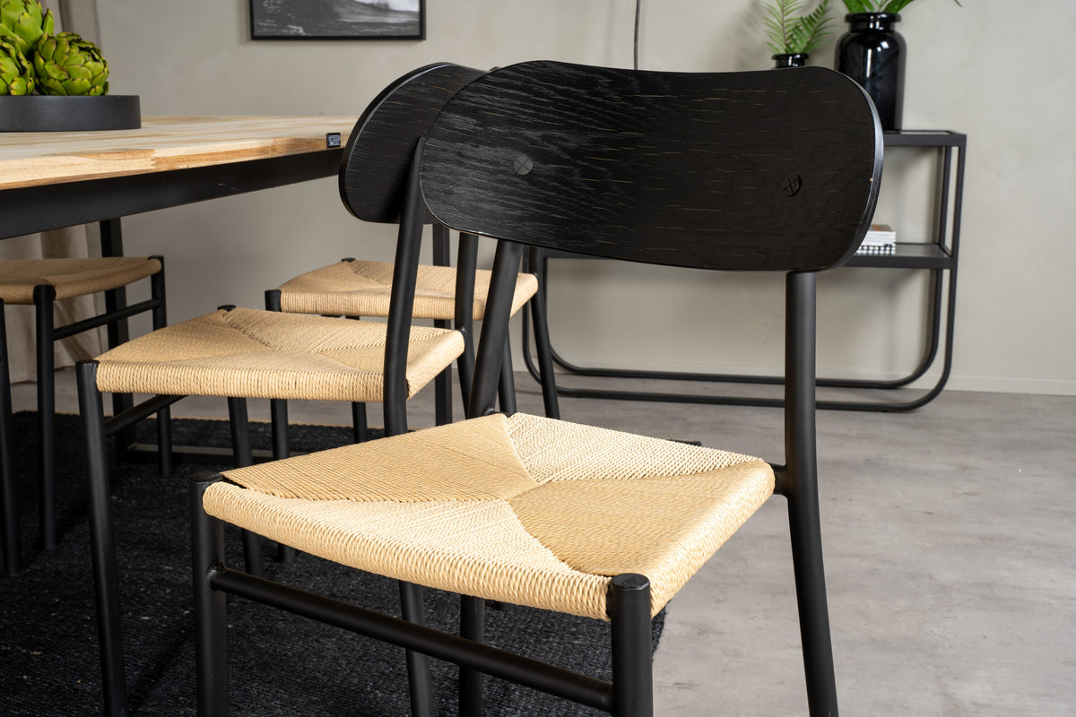 Cirebon Matbord med Polly Stolarna – Teak