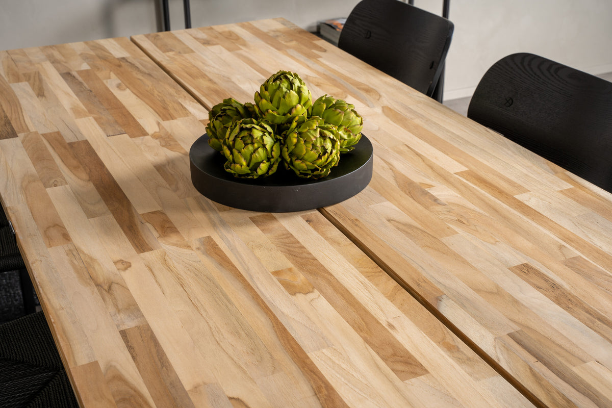 Cirebon Matbord med Polly Stolarna – Teak