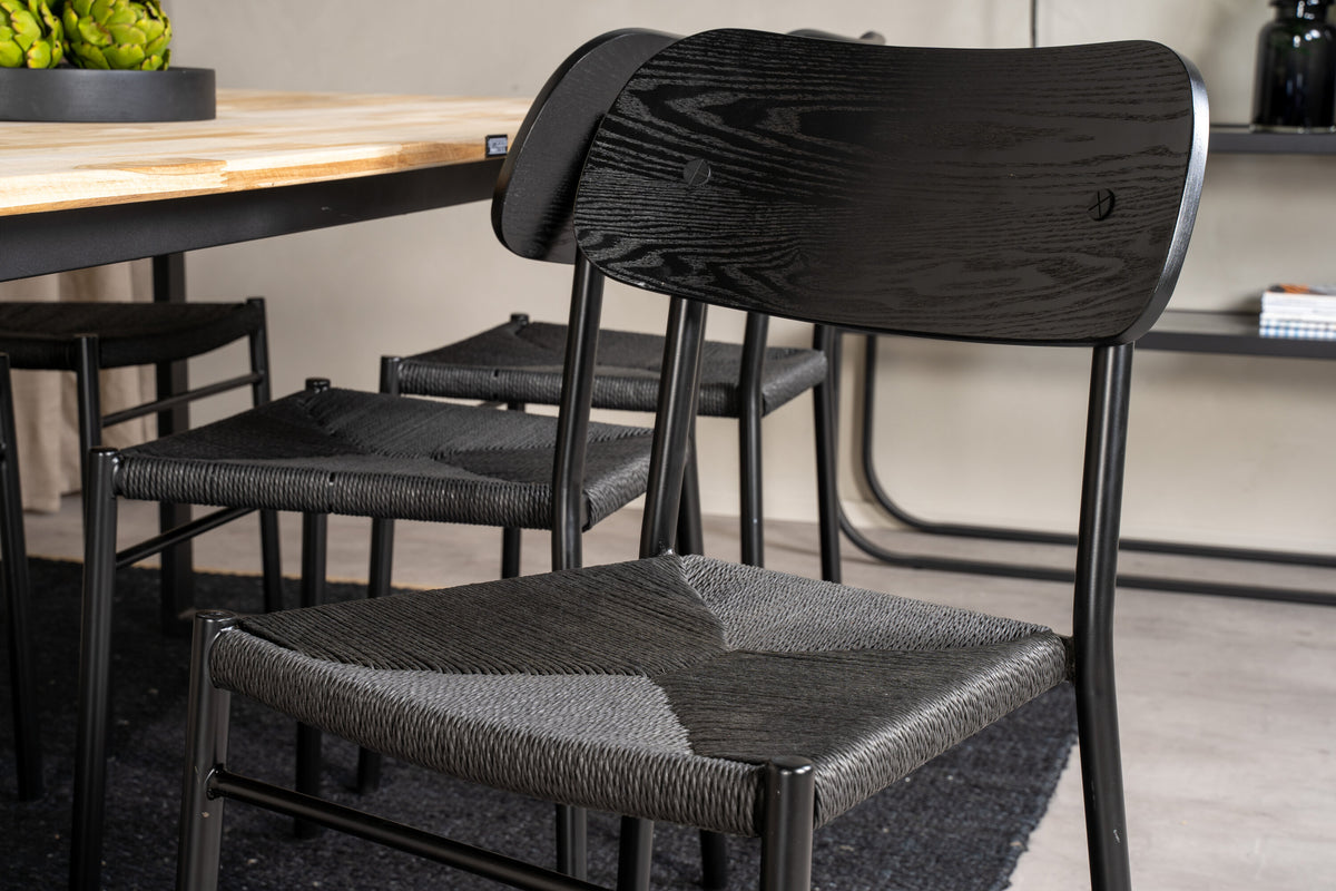 Cirebon Matbord med Polly Stolarna – Teak