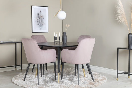 Dipp Matbord med Comfort Stolarna – Fanér