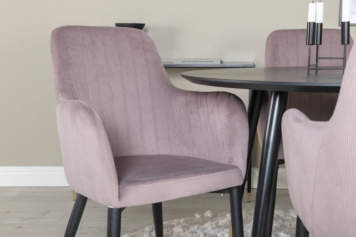 Dipp Matbord med Comfort Stolarna – Fanér