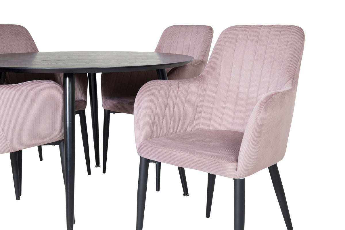Dipp Matbord med Comfort Stolarna – Fanér