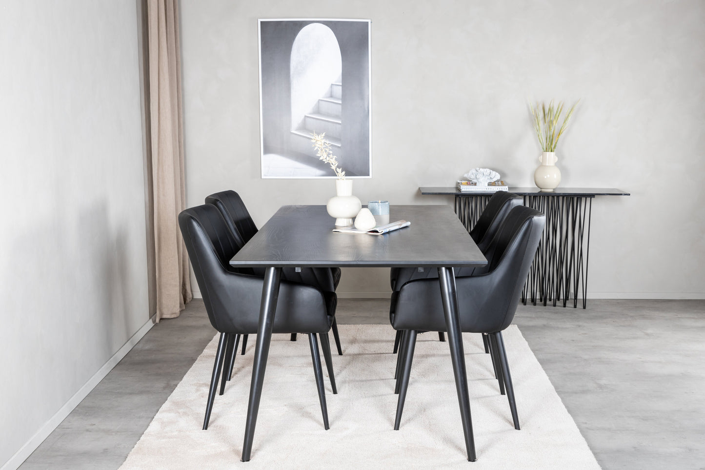 Dipp Matbord med Comfort Stolarna – Fanér