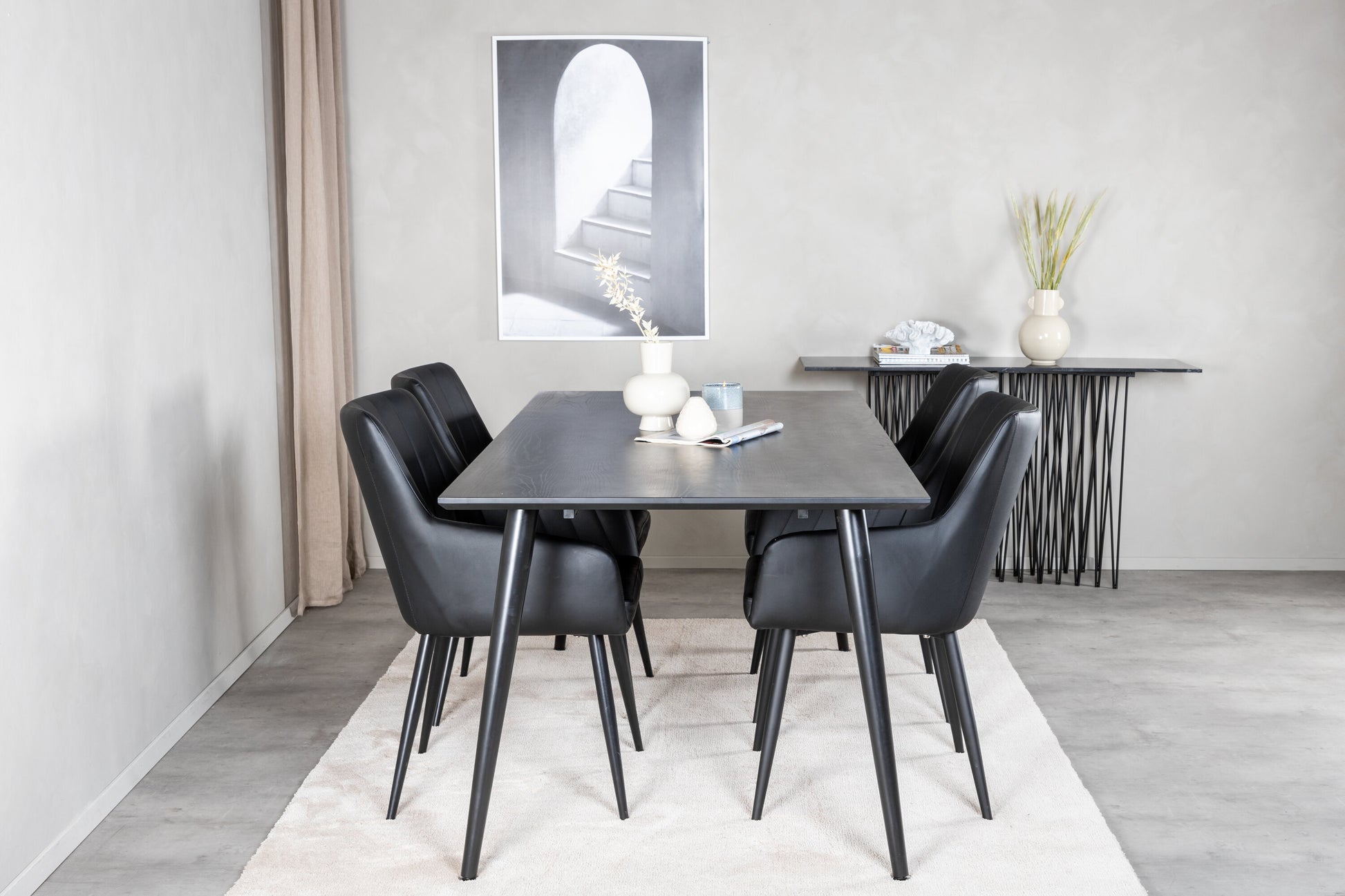 Dipp Matbord med Comfort Stolarna – Fanér