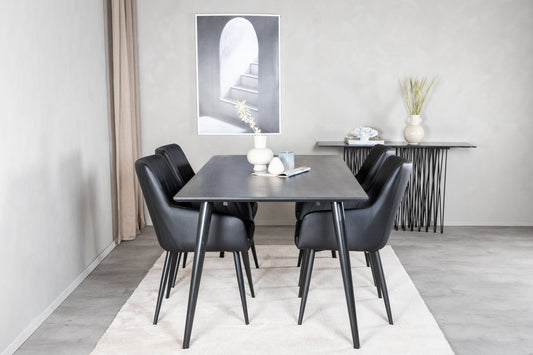 Dipp Matbord med Comfort Stolarna – Fanér
