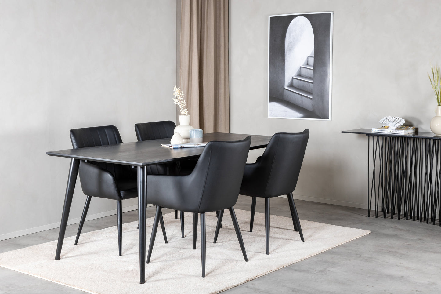 Dipp Matbord med Comfort Stolarna – Fanér