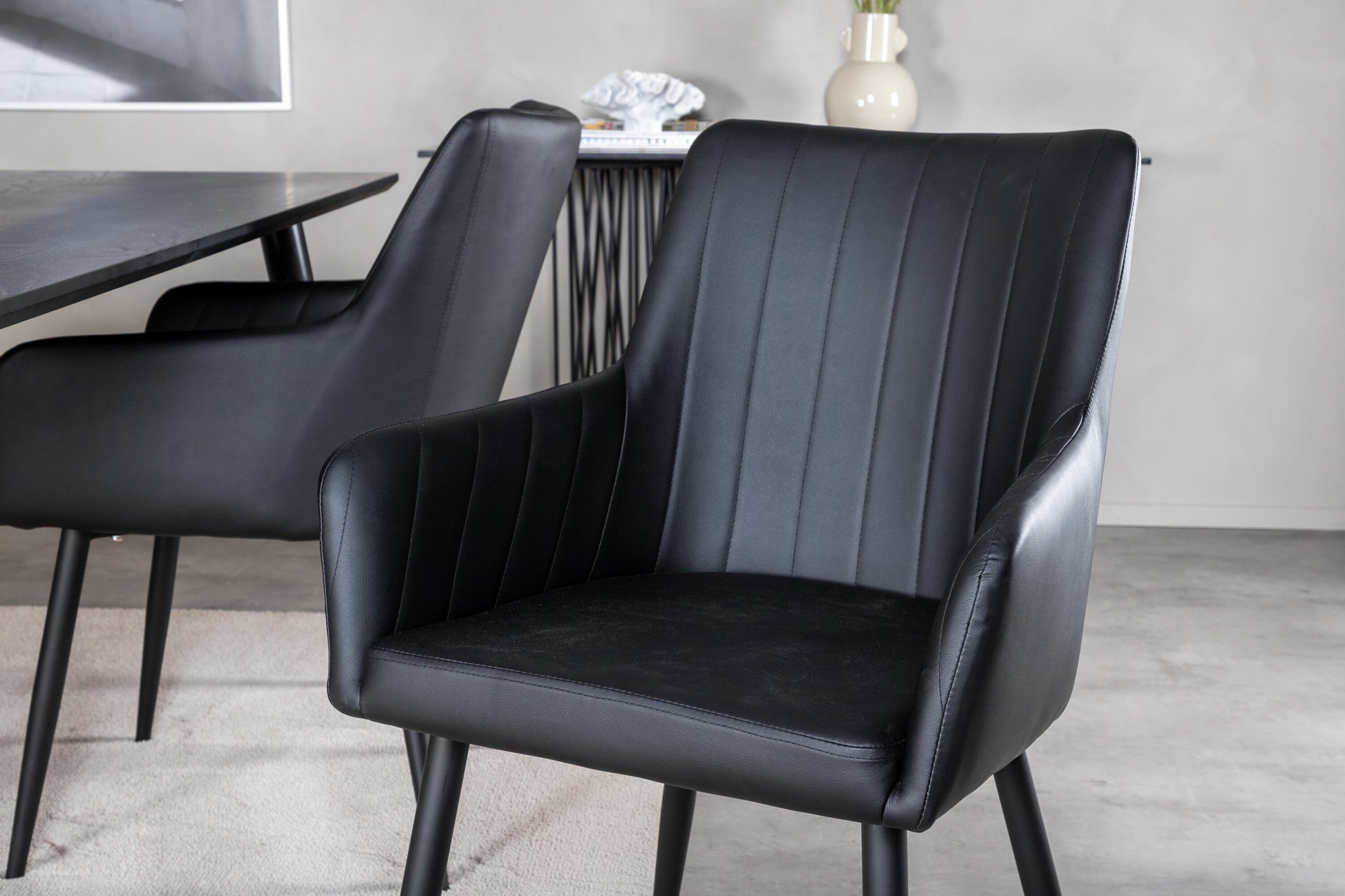Dipp Matbord med Comfort Stolarna – Fanér