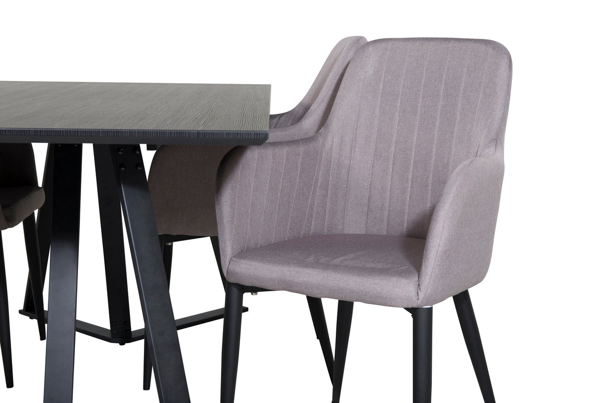 Marina Matbord med Comfort Stolarna – Papperslaminat