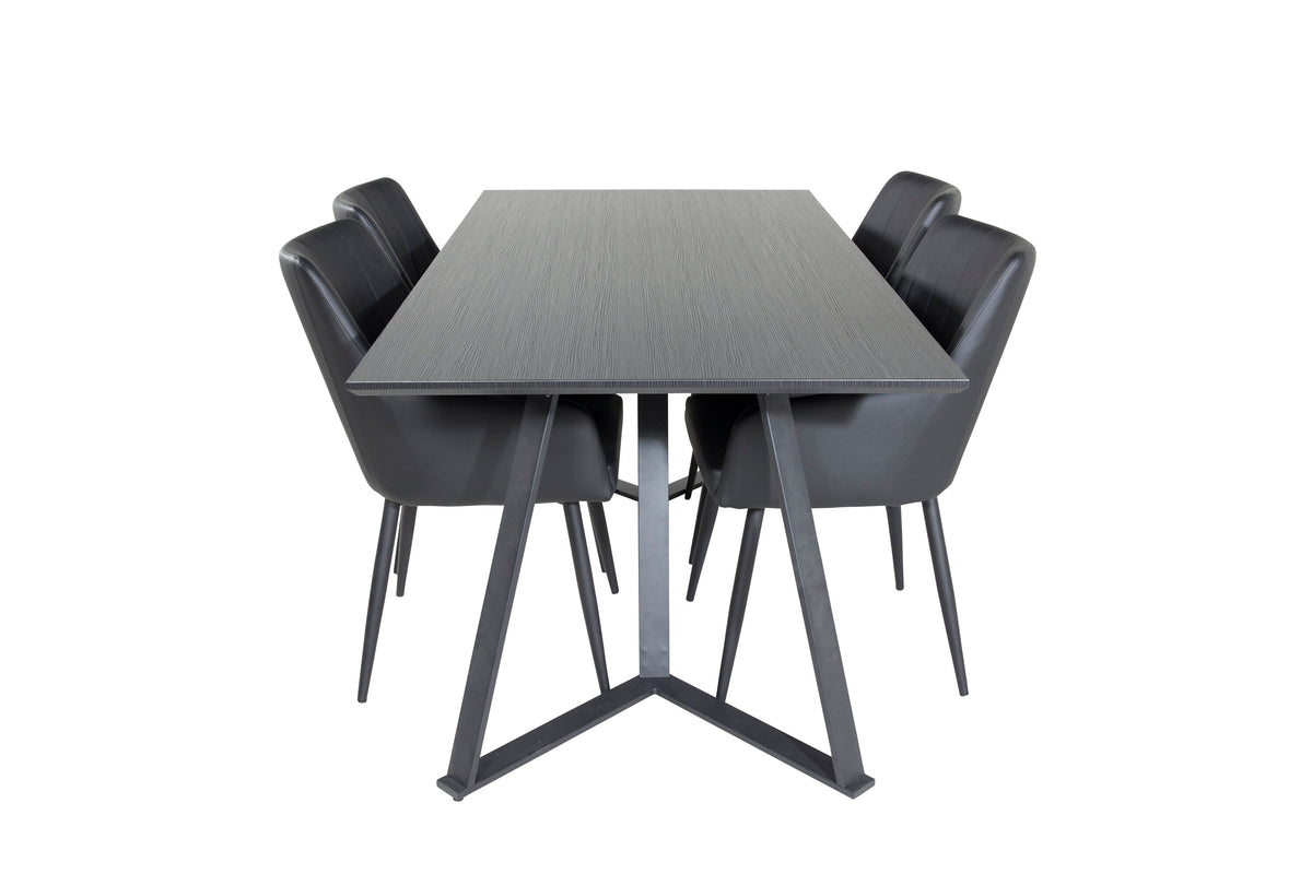 Marina Matbord med Comfort Stolarna – Papperslaminat