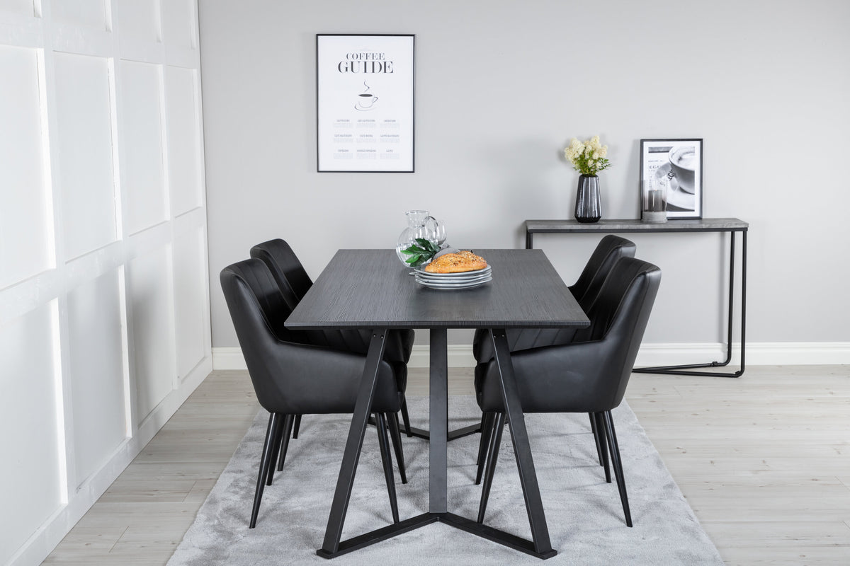 Marina Matbord med Comfort Stolarna – Papperslaminat